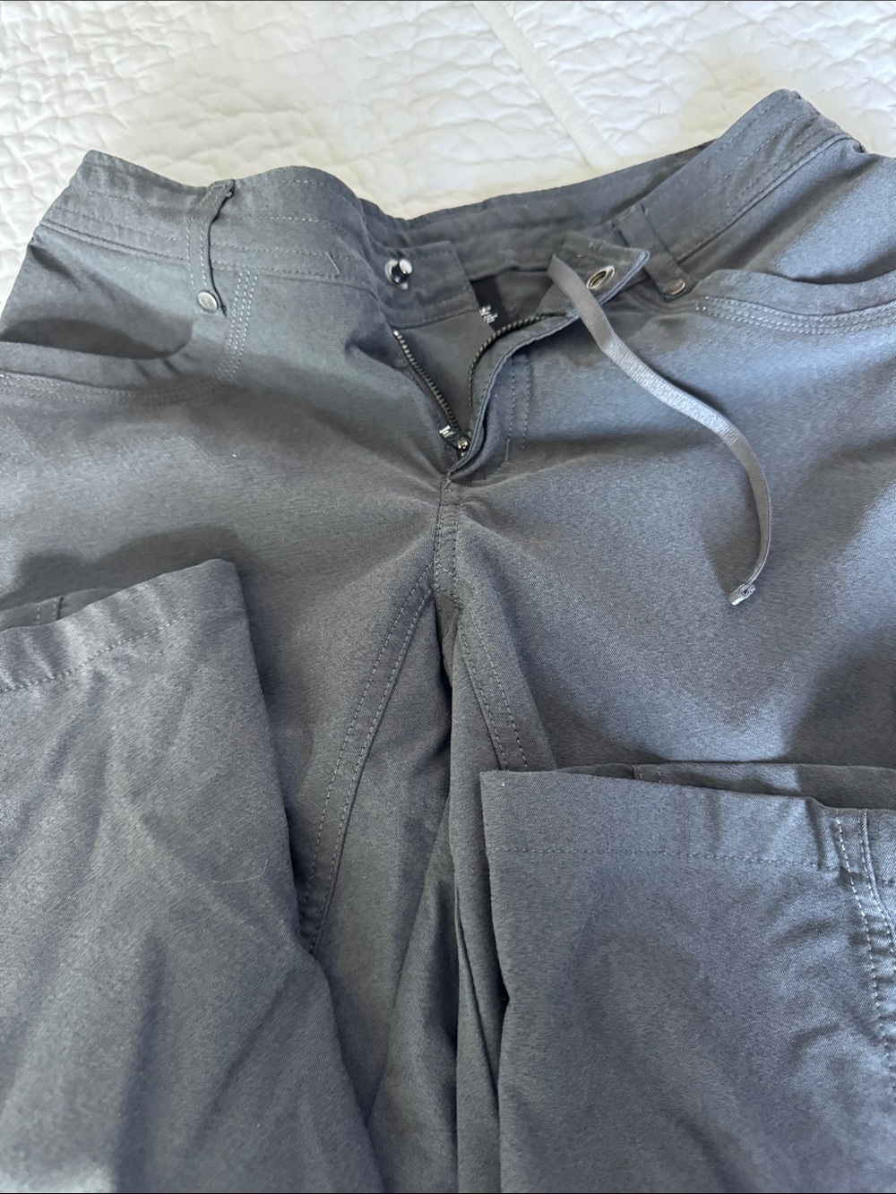 Womens Charcoal Kuhl capri hiking shorts/pants